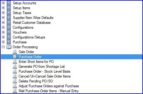 Purchase Order
